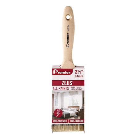 Premier Premier Zeus 2-1/2 in. Stiff Flat Paint Brush 1544